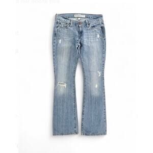 VTG Y2K Abercrombie & Fitch Blue Denim Bootcut Flare Low Rise Jean Women’s 6L